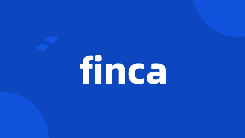 finca