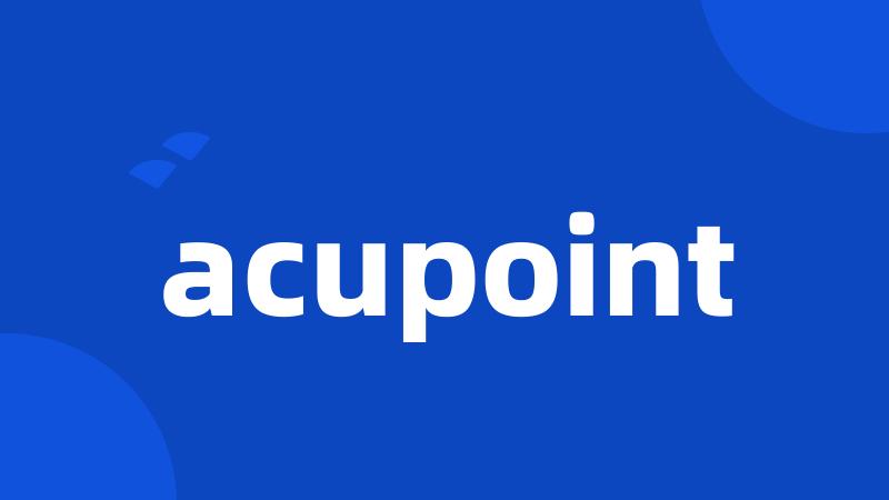 acupoint