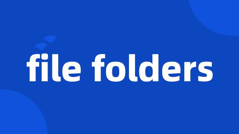 file folders