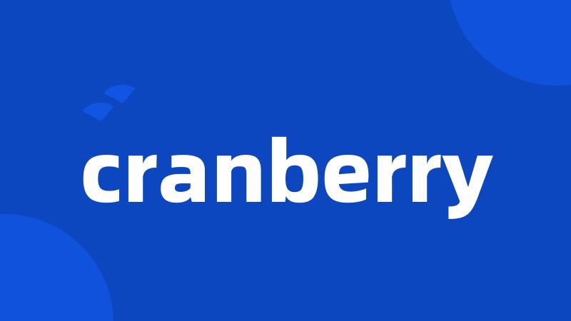 cranberry