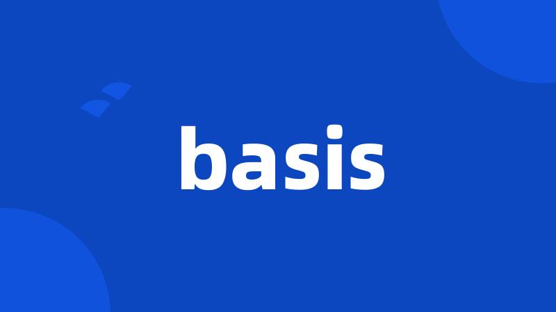 basis