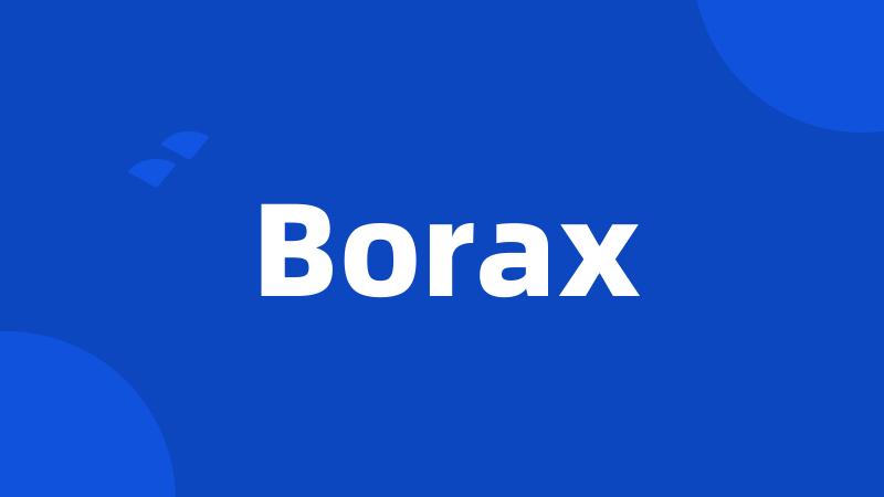 Borax