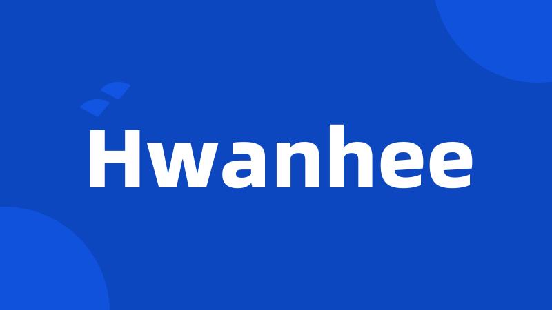 Hwanhee