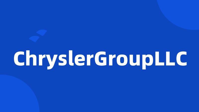 ChryslerGroupLLC