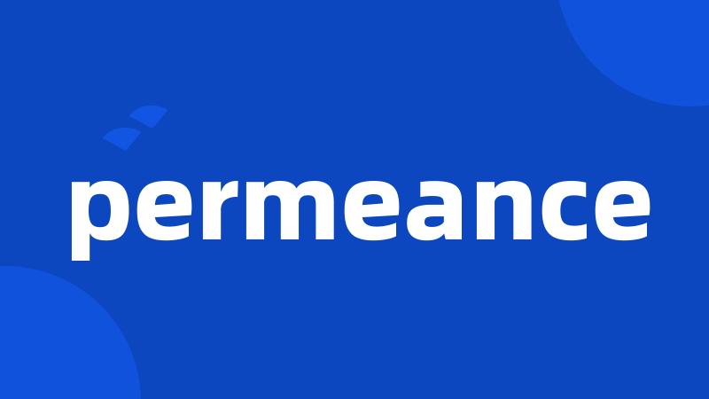 permeance