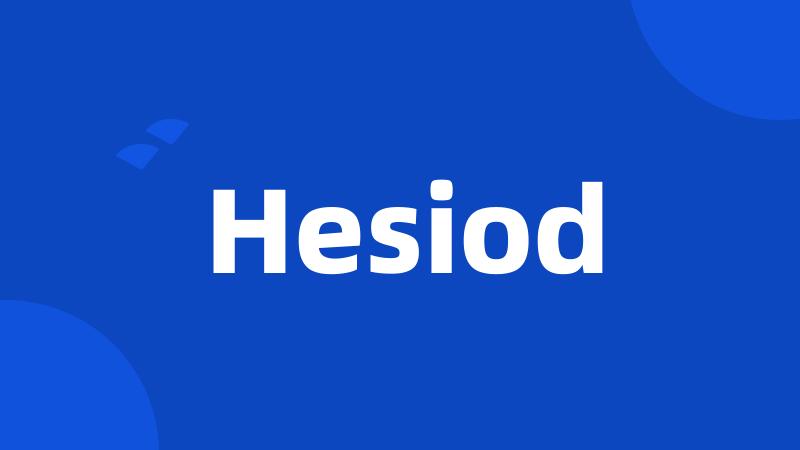 Hesiod