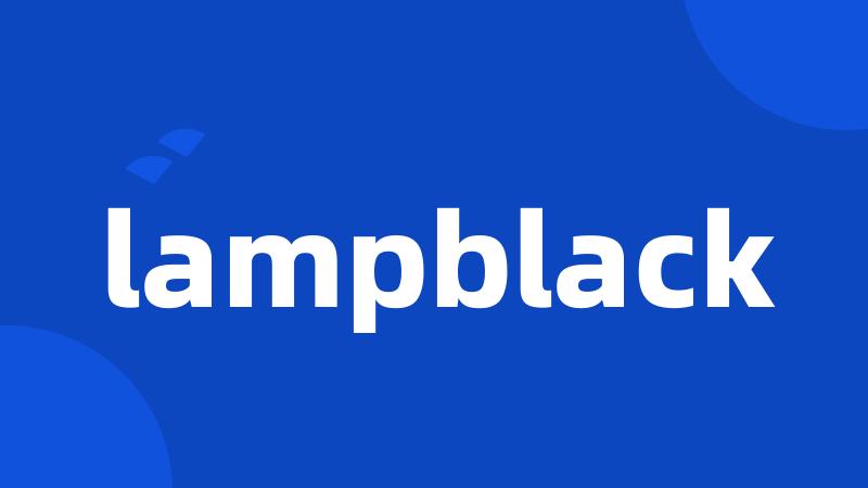 lampblack