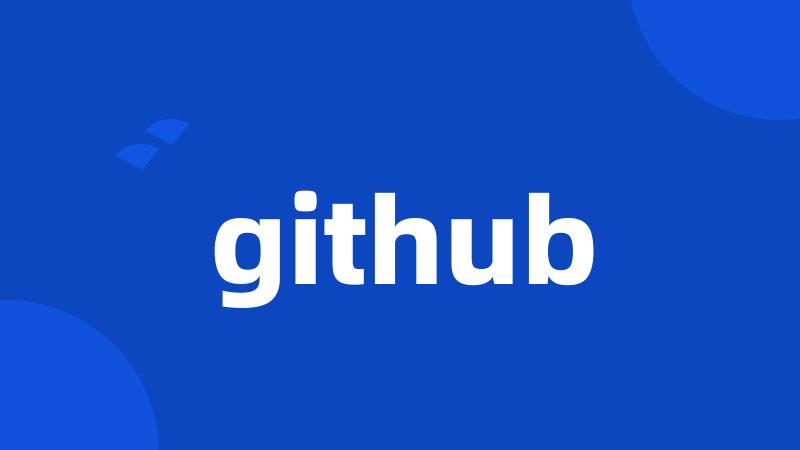 github