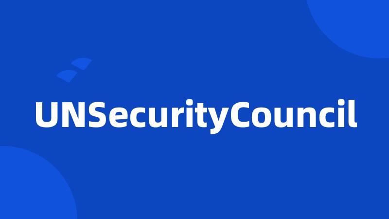 UNSecurityCouncil