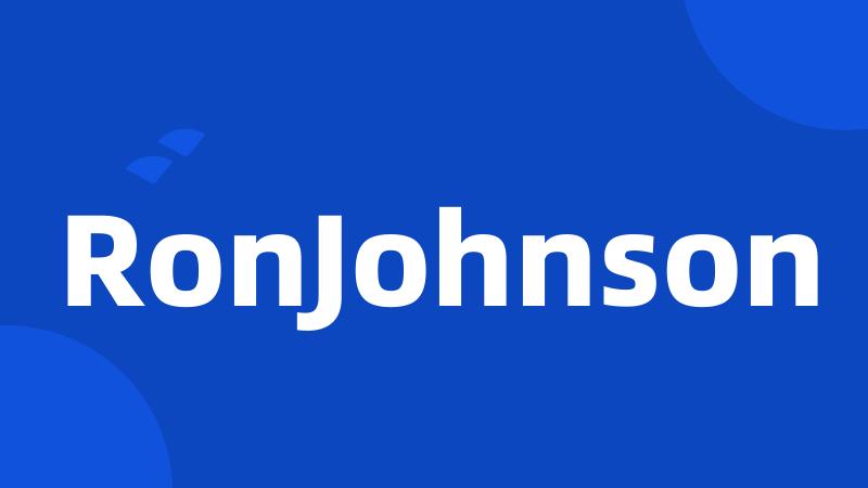 RonJohnson