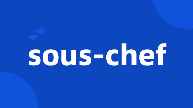 sous-chef