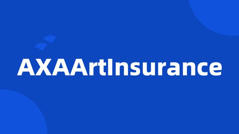 AXAArtInsurance