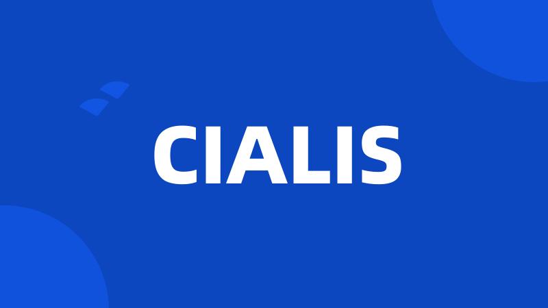 CIALIS