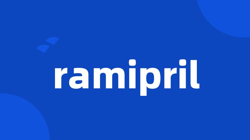 ramipril