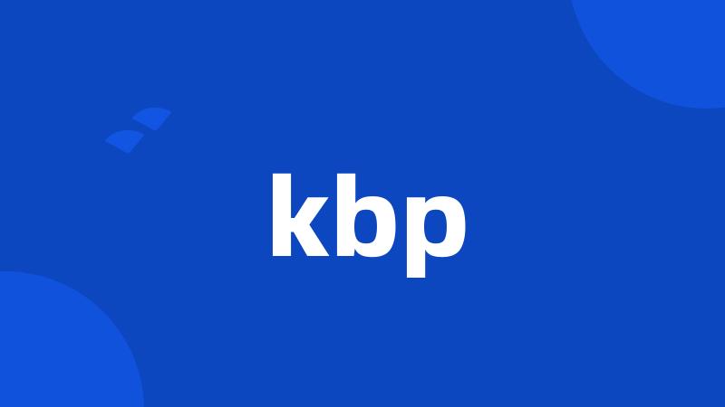 kbp