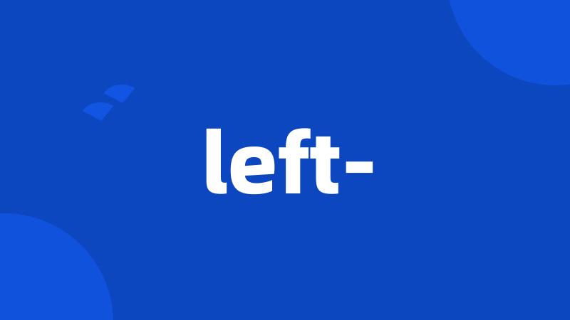 left-