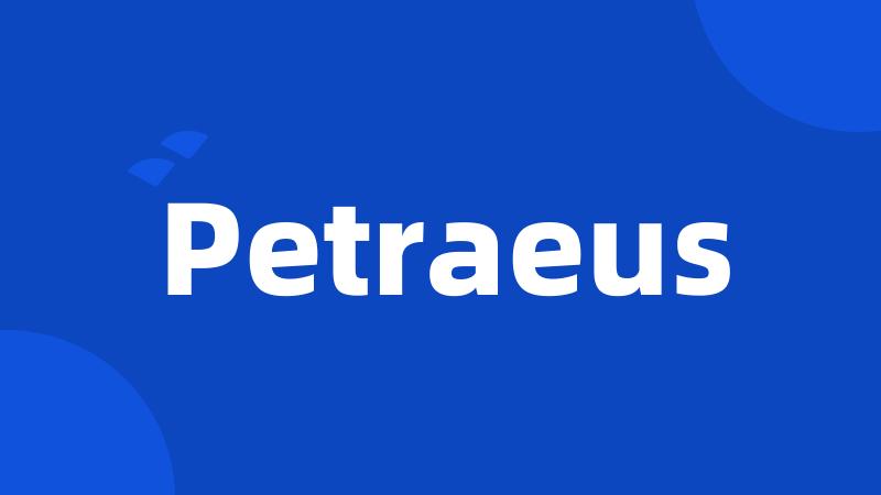 Petraeus