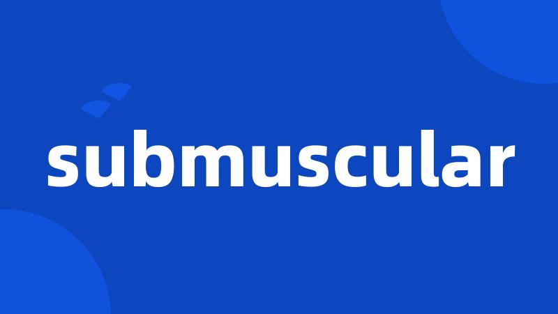 submuscular