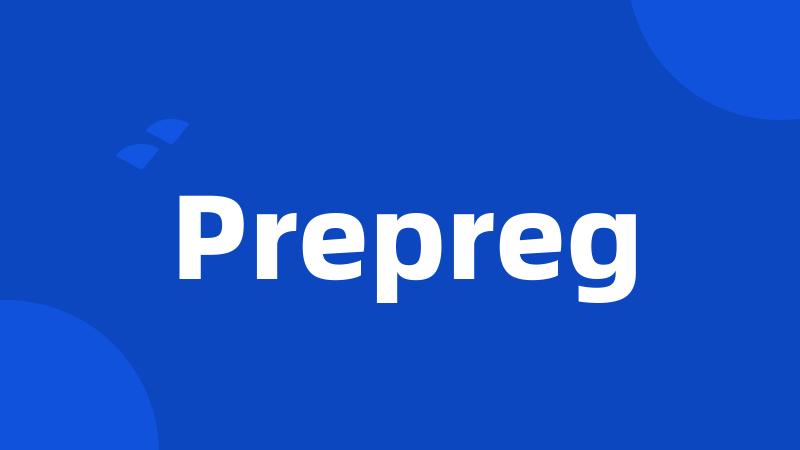 Prepreg