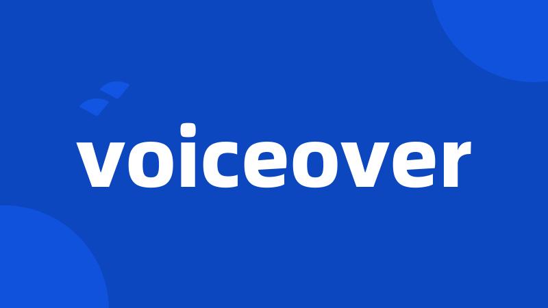 voiceover