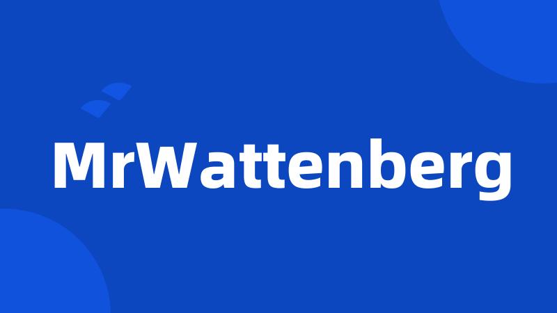 MrWattenberg