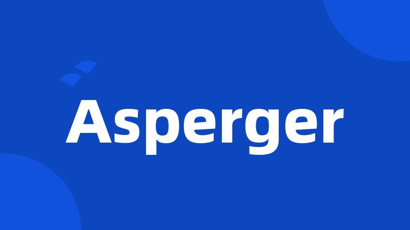 Asperger