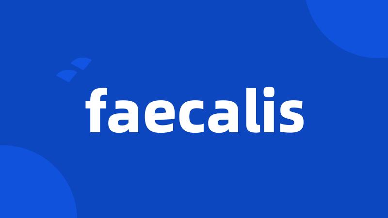 faecalis