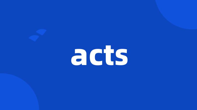 acts