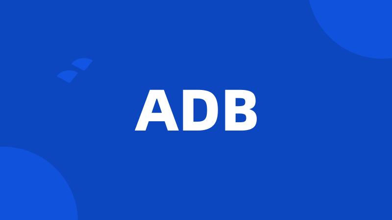 ADB