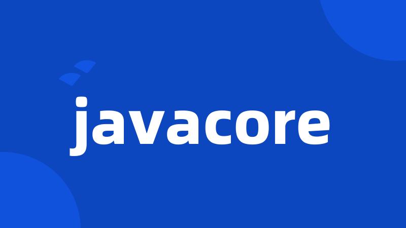 javacore