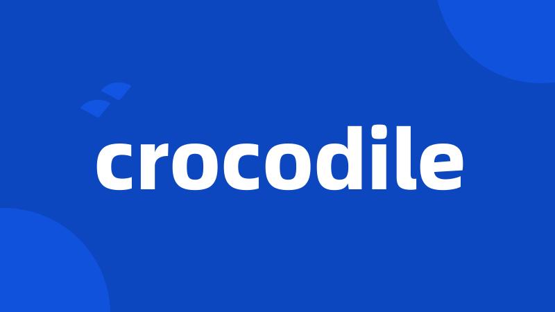 crocodile