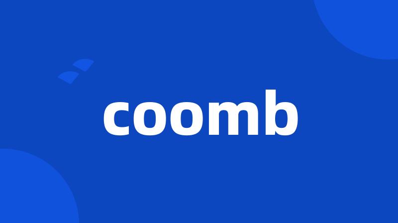 coomb