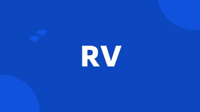 RV