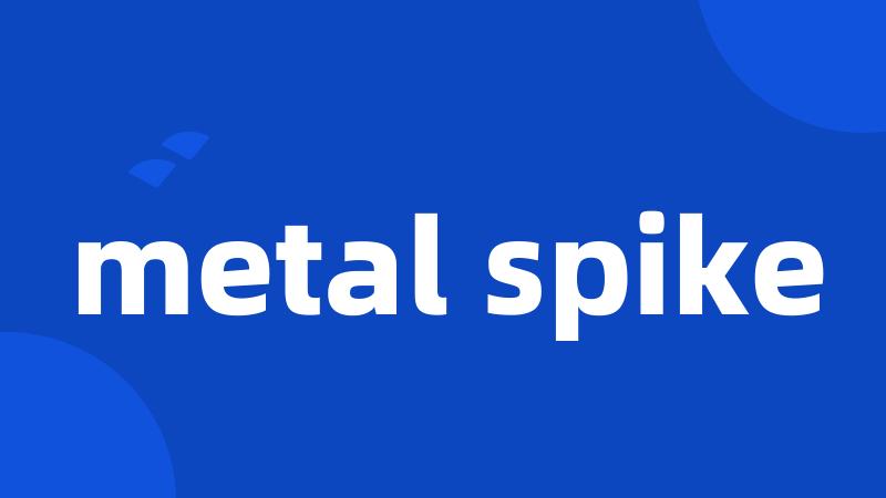 metal spike