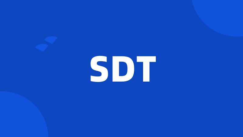 SDT