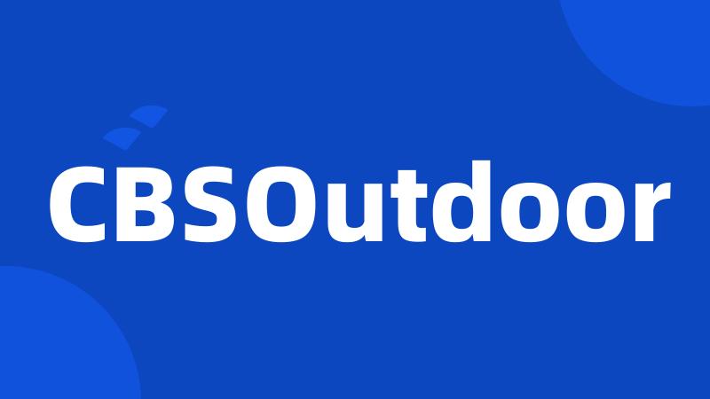 CBSOutdoor