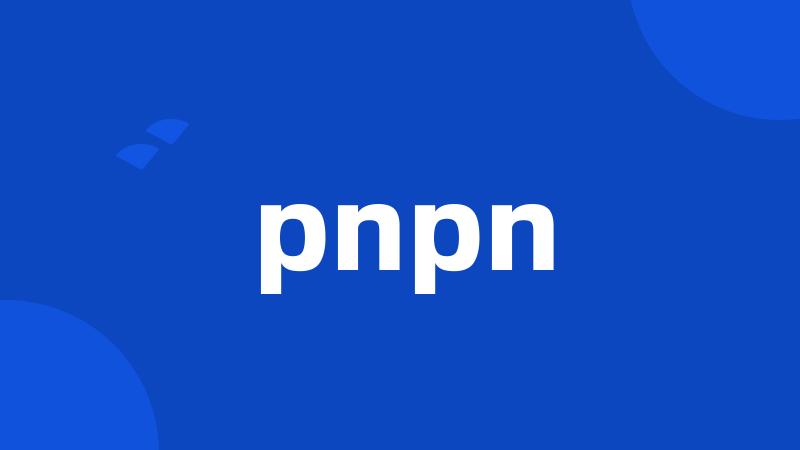 pnpn