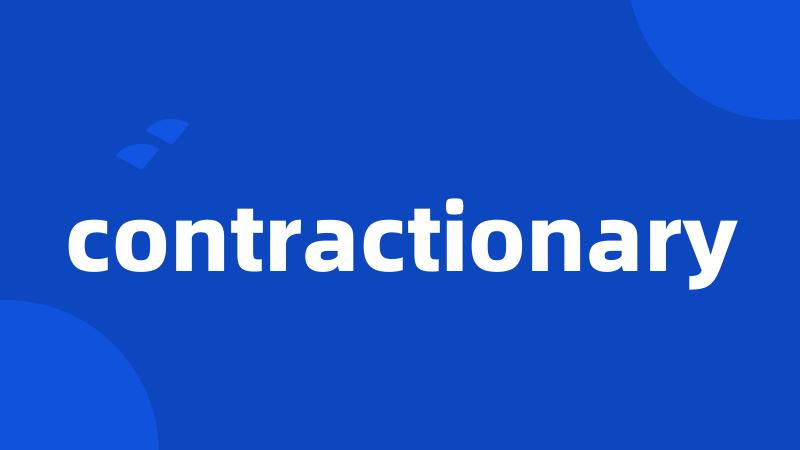 contractionary