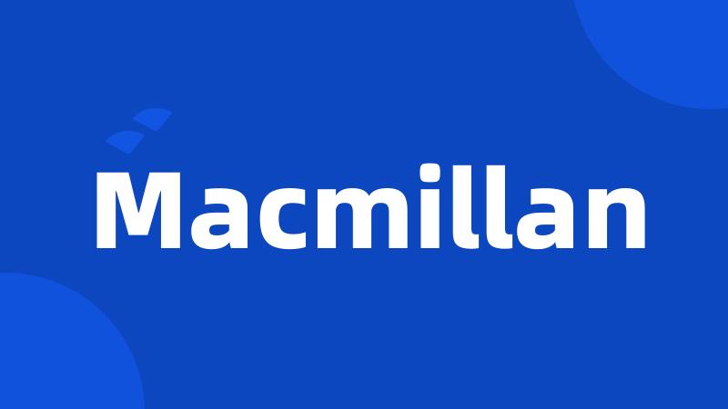 Macmillan