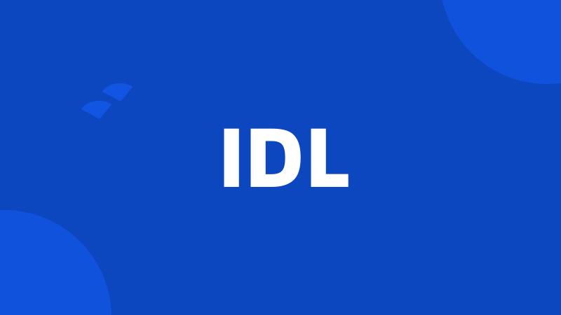 IDL