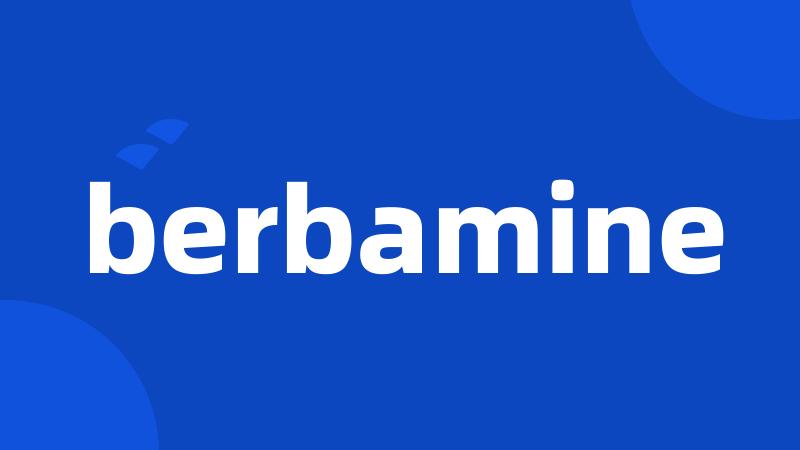 berbamine