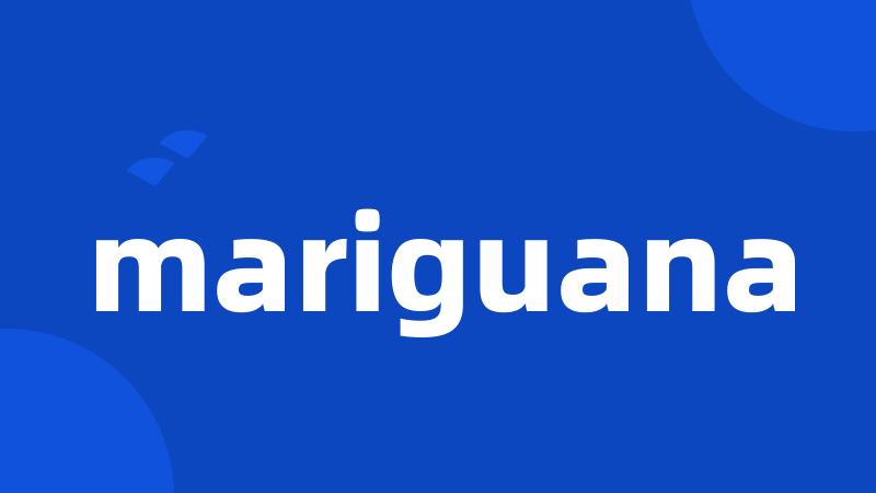 mariguana