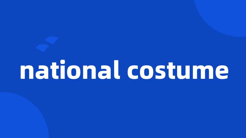 national costume