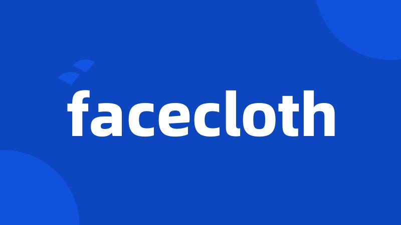 facecloth