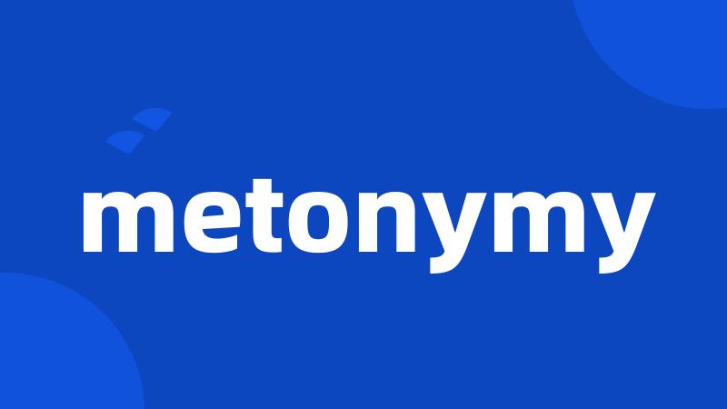 metonymy