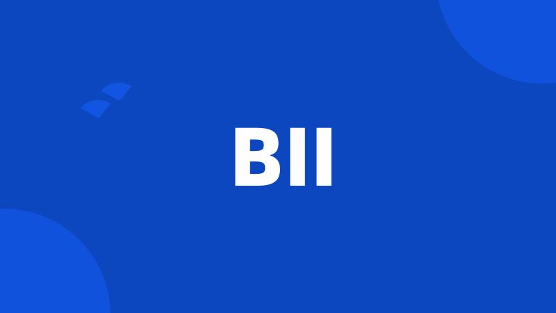 BII