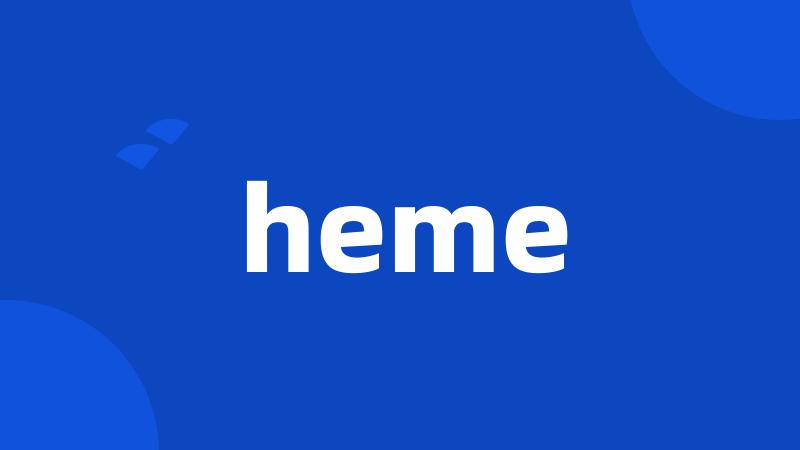 heme