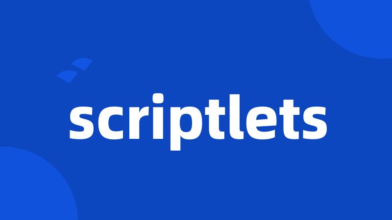 scriptlets