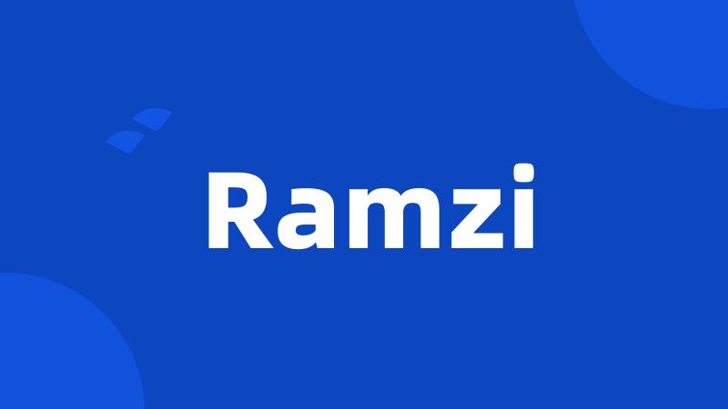 Ramzi