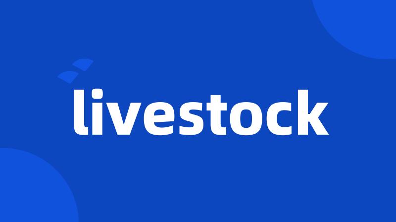 livestock